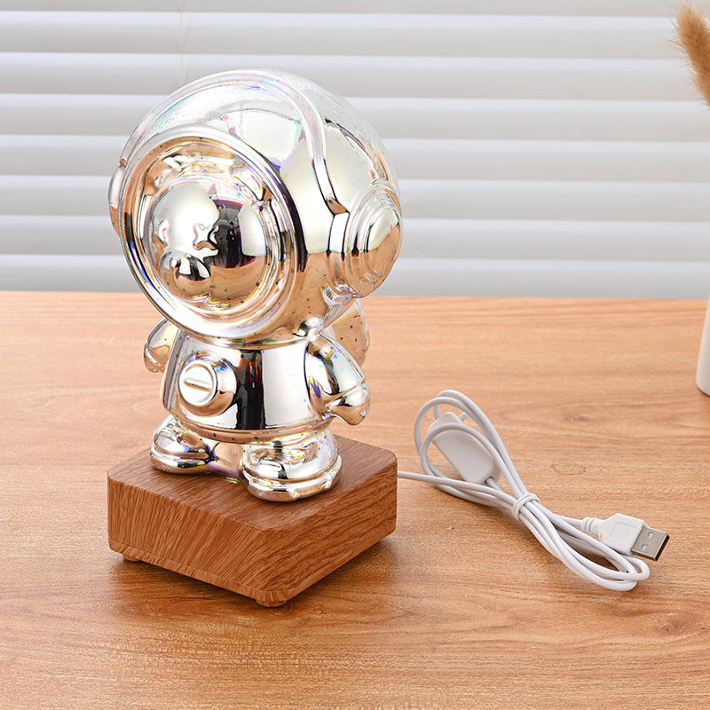 Spaceman 3D feux d'artifice USB plug-in petite lampe de nuit décor à la maison