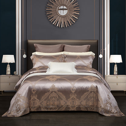 Silk Tencel Jacquard Bedding Four-piece Set