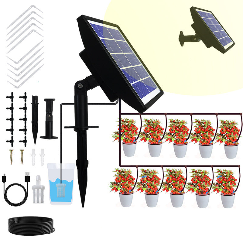 Dispositif d'arrosage solaire à synchronisation automatique, contrôle intelligent