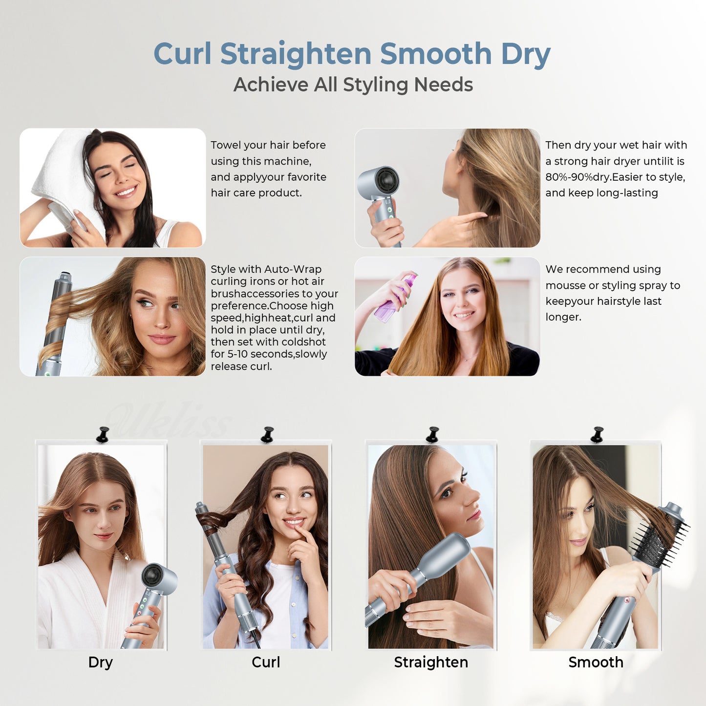 Multi-function Hair Dryer Brushless Noise Reduction Anion