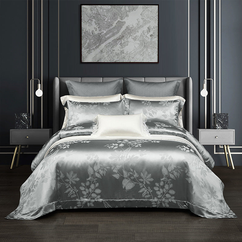 Silk Tencel Jacquard Bedding Four-piece Set