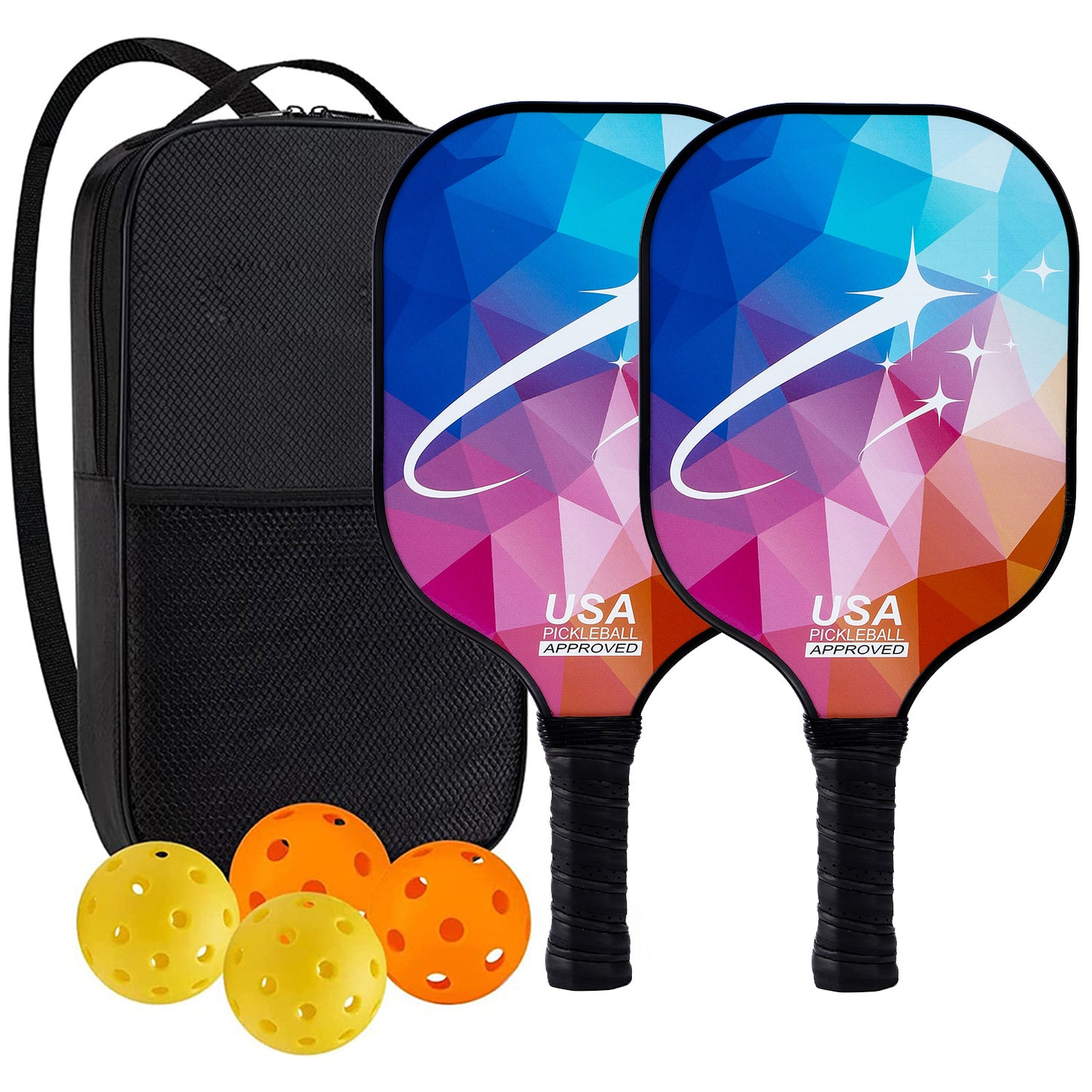 Peak Racket Fiberglass Outdoor Sports