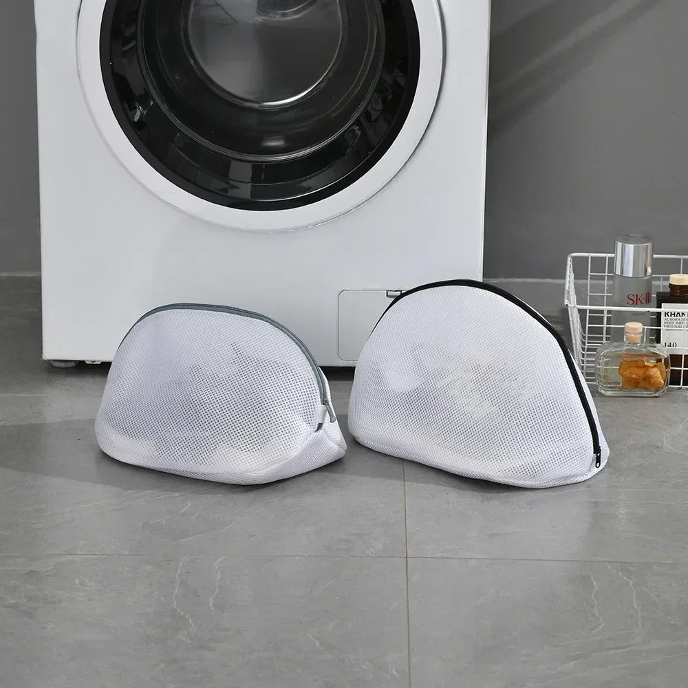 Mesh Laundry Bags Shoes Storage Organizers Washing Machine Shoes Bag Anti-deformation Travel Shoes Storage Bag Laundry Storage