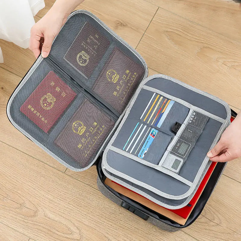 A4 Document Storage Bag Organizer File Stationery Scanner Wallet Travel Case Holder Container Accessories Supplies Product