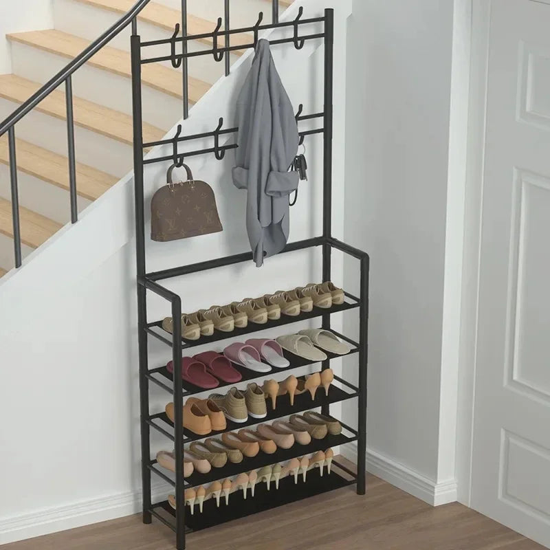 Multilayer Shoe Rack Cabinets Luxury Shoe Rack Shoebox Shoerack Shoes Metal Cabinet Shoe-shelf Bondage Furniture Storage Shelf