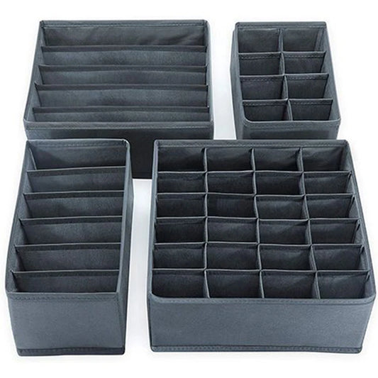 Organizador de calcetines, ropa interior, caja de almacenamiento para sujetadores, cajón organizador para ropa, corbatas, armario, organizador de ropa, separador de armario