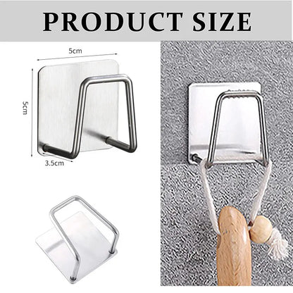 Stainless Steel Sink Tray Drainer Rack Kitchen Sink Sponge Holders Self Adhesive Hook Storage Holder Kitchen Wire Rag Organizer