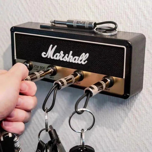 Wall Mount Key Holder Music Guitar Amp Key Hanger Storage Jack Rack Vintage Fender Key Storage Plug Holders Home Decoration Gift