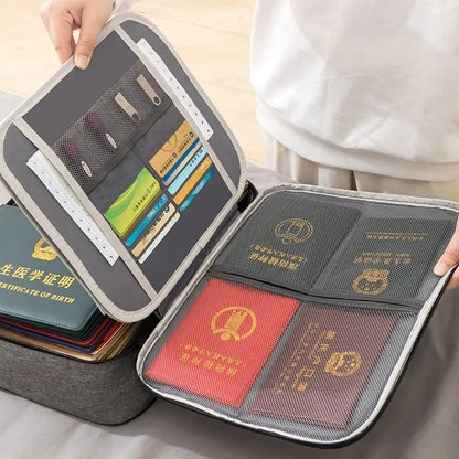 A4 Document Storage Bag Organizer File Stationery Scanner Wallet Travel Case Holder Container Accessories Supplies Product