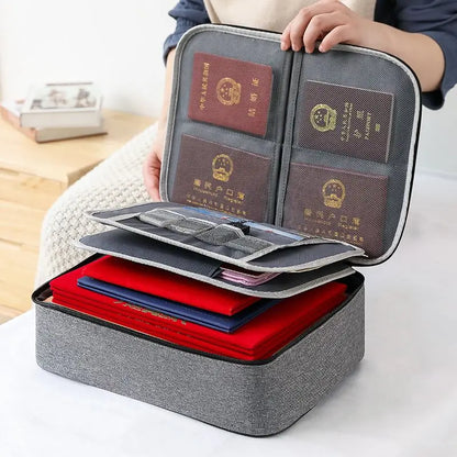 A4 Document Storage Bag Organizer File Stationery Scanner Wallet Travel Case Holder Container Accessories Supplies Product