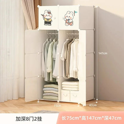 Display Clothes Wordrobe Closet Bedroom Organizer Shoe Storage Fabric Clothing Rack Dressing Rooms Szafki Do Salonu Furniture