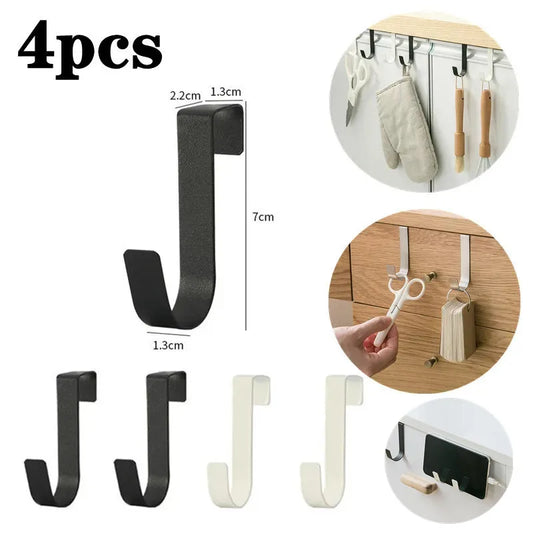 Ganchos multiusos, gancho trasero para puerta de armario de cocina, estante colgante para ropa, abrigo, sombrero, colgador de toallas, gancho de almacenamiento, accesorios de baño