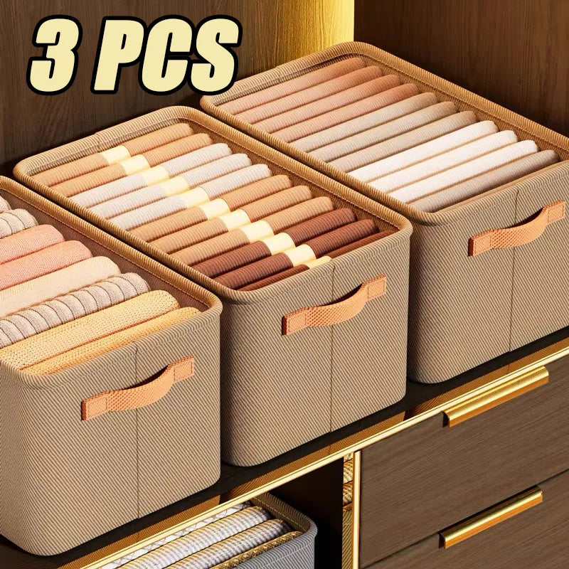 1/2/3PCS Collapsible Clothing Organizer Closet Clothes Pants Storage Organizer Closet Organizer Drawer Organizer Toy Storage