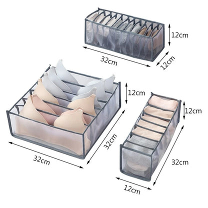 Organisateur de sous-vêtements, armoires à vêtements, boîte de rangement de placard, tiroir pliable, organisation de la maison et rangement de soutien-gorge, étagère de chambre à coucher