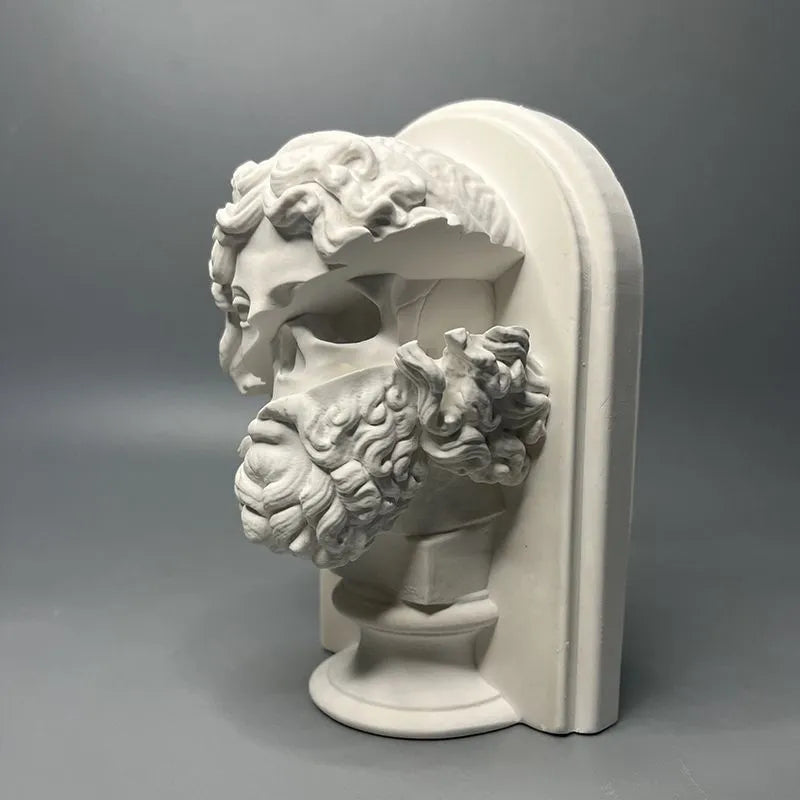 Zeus Statue European-style Roman Mythology Plaster Sculpture Creative God Figure Ornament Table Decoration Gift