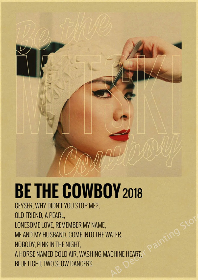 Mitski Retro Poster Be The Cowboy/Nobody/Lush Kraft Paper Prints Vinta ...