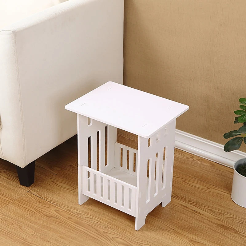 Nordic Modern Style Coffee Book Table Bedside Table Mini Bedside Tea Table Home Furniture Storage Night Table