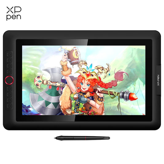 XPPen Artist 15.6 Pro Tableta de dibujo Monitor gráfico Tablero de dibujo de animación digital con 60 grados de función de inclinación Diseño artístico