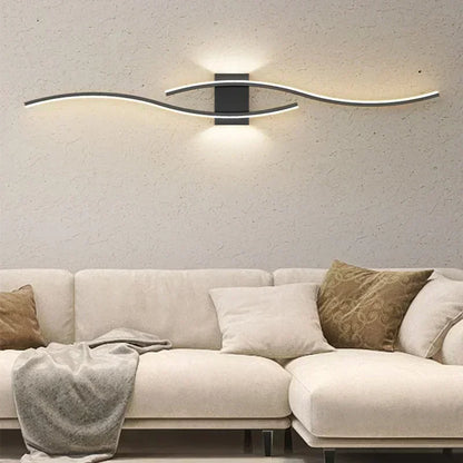 Lámpara de pared LED moderna para sala de estar, luces de pared para dormitorio, decoración de fondo de TV, apliques de luz para pared, accesorio de iluminación interior