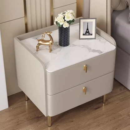 Mesa de noche blanca Para dormitorio, mesitas de noche minimalistas de estilo nórdico, de lujo, con cajones de plástico, muebles Para El Hogar y Hotel