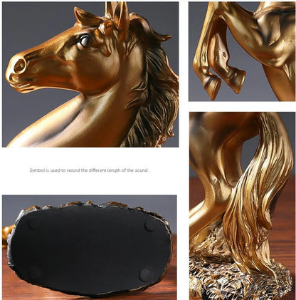 Nordic Horse Statue Resin Sculpture Win Instant Success Art Ornament Furniture Home Living Room Bedroom Office Desk Decoration