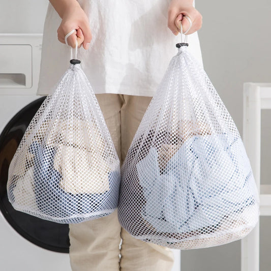 Grand sac à linge de lavage, filet organisateur en maille, soutien-gorge sale, chaussettes, sous-vêtements, chaussures, couverture de Machine à laver, vêtements