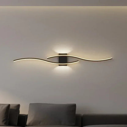 Lámpara de pared LED moderna para sala de estar, luces de pared para dormitorio, decoración de fondo de TV, apliques de luz para pared, accesorio de iluminación interior