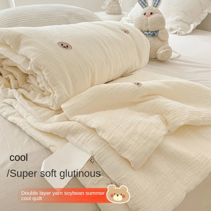 Summer Ice Cool Thin Quilt Comforter Soft Air Conditioning Quilt/Duvet/Blanket Bed 150 Single Bed Quilt