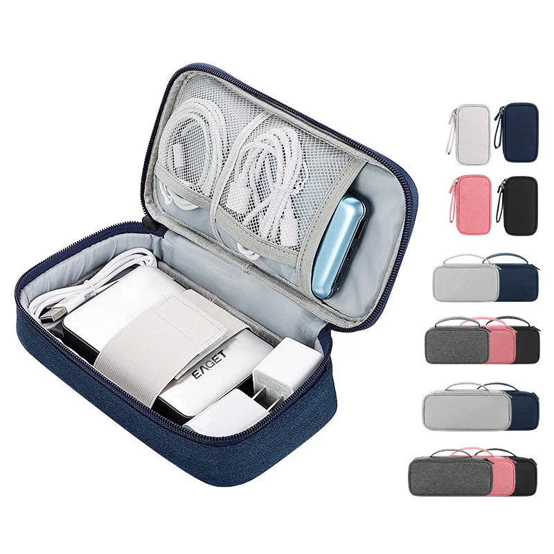 Large Size Travel Organizer Bag Cable Storage Organizers Pouch Carry Case Portable Waterproof Storage Bags for Cable Cord