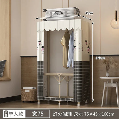 Rack Garment Wardrobes Clothes Mobile Living Room Organizer Display Wardrobes Dressing Meuble De Rangement Modern Furniture