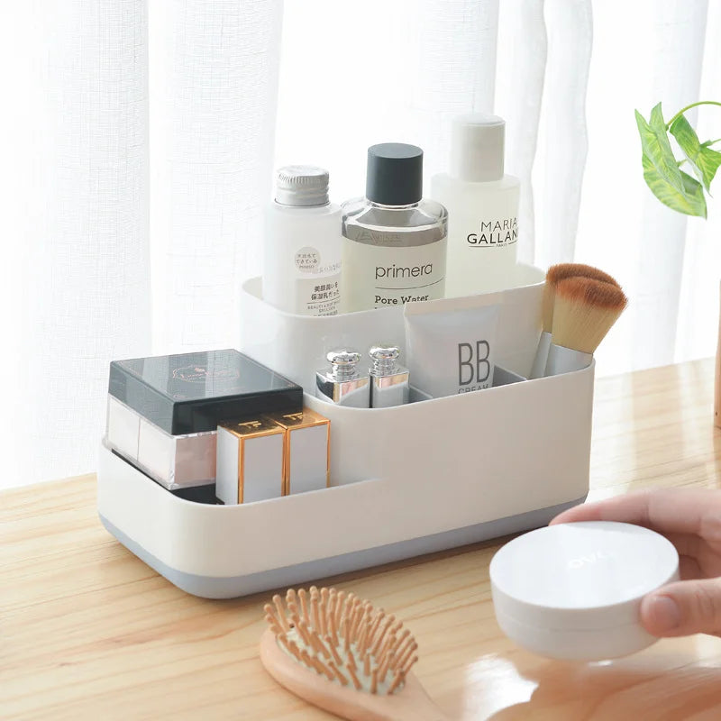 Caja de almacenamiento de cosméticos de gran capacidad con 17 estilos para elegir: organizador de maquillaje práctico y fácil de usar