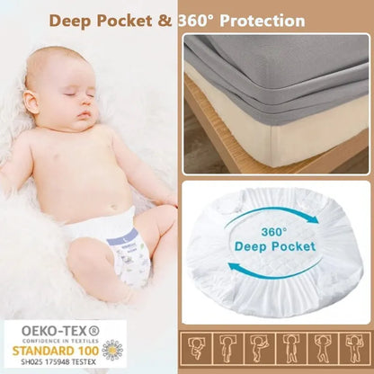 A Padded Waterproof Bed Hat, Urine Proof Dustproof Mattress Cover, Non-Slip Protective Cover Hotel Wholesale