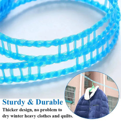 Outdoor Clothesline Nylon Non-Slip Laundry Line Rope Travel Business Windproof Clothes Cord 5/10 Meter Long