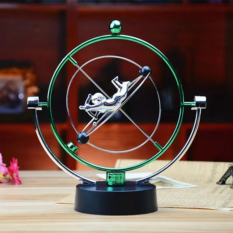 Newton Pendulum Ball Balance Ball Rotating Perpetual Motion Physical Science Pendulum Toy Physics Tumbler Craft Home Decoration