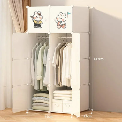 Display Clothes Wordrobe Closet Bedroom Organizer Shoe Storage Fabric Clothing Rack Dressing Rooms Szafki Do Salonu Furniture