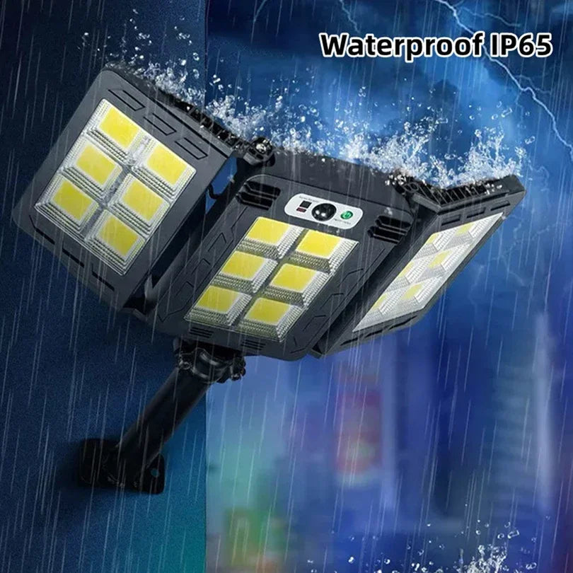 Powerful Outdoor Solar Lights Motion Sensor Waterproof Wall Lamp 800 LED Sunlight Lighting Garden with Gardening Street Light