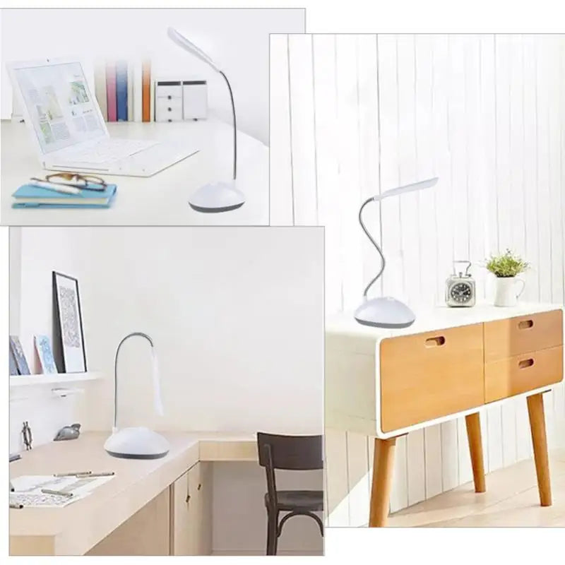 Lampe de Table pour étude, lampe de bureau LED, 3 piles AAA non incluses, lumière de livre mignonne à intensité variable, éclairage intérieur, Mini lanterne de Table