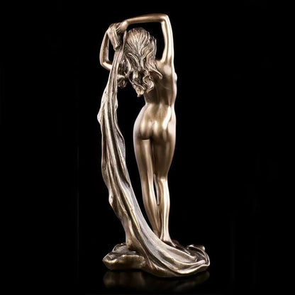 Statue de déesse en résine Sexy pour femme, Sculpture artistique féminine, ornements de Table, salon, salle à manger, bureau, décorations esthétiques, cadeaux