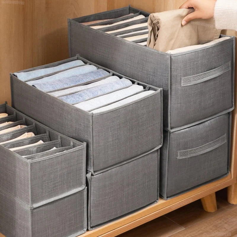 Organizador de ropa interior, caja de almacenamiento, bragas, calcetines, cajas de almacenamiento, armario, organizador de ropa, cajones, cajas separadoras