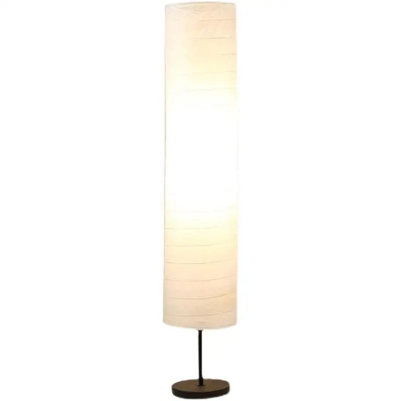 Lampe en papier avec abat-jour de sol, lanterne, colonne sur pied, grand carré, riz, couvercle blanc japonais, lampes de remplacement