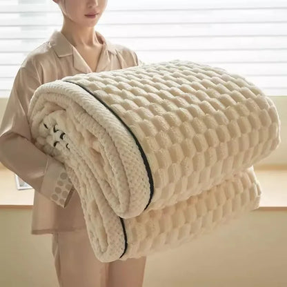 Warm Blankets for Beds Soft Plaid Blanket Quilts On the Bed Plush Sofa Throw Blanket Office Nap Comforter Bedspread Queen 이불