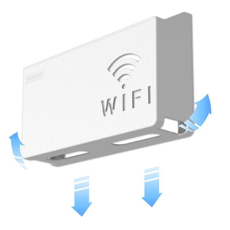 Estante de almacenamiento para enrutador Caja de almacenamiento para decodificador de TV