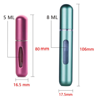 Perfume Bottle Portable Refillable Perfume Bottle with Spray Cosmetic Containers Atomizer for Travel Random Color Wholesale