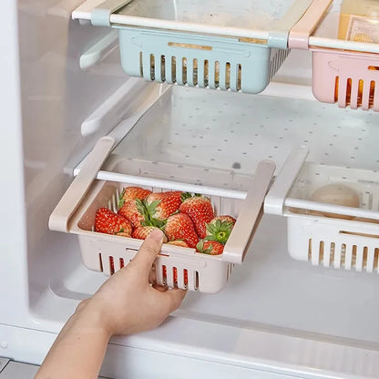 Fridge Organizer Storage Box Refrigerator Drawer Plastic Storage Container Shelf Fruit Egg Food Storage Box Kitchen Accessories