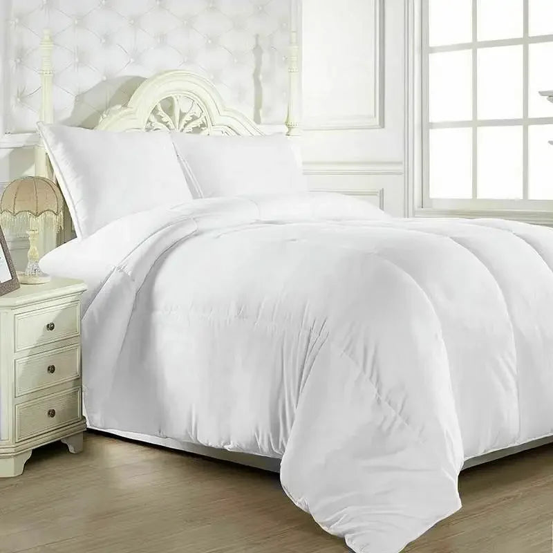 King/Double/simple taille 100% duvet d'oie blanche couette pour automne hiver couette insérer couverture remplissage plume duvet couette couette