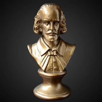 Musician Beethoven Chopin Mozart Head Sculpture Room Ornaments Shakespeare Resin Statue Art Modern Home Decor Music Lover Gifts