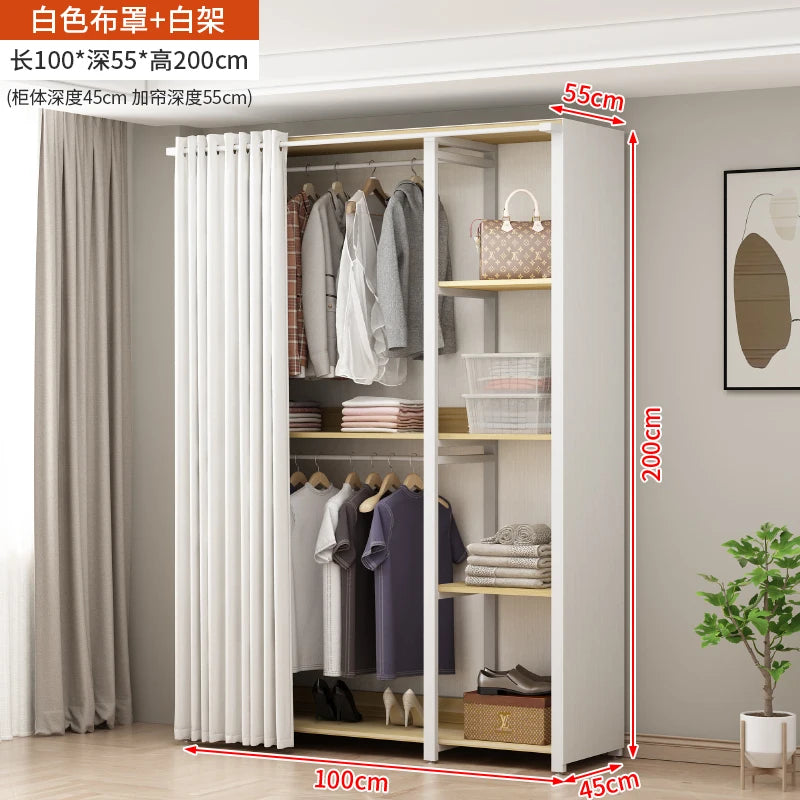 Room Display Wardrobes Clothes Storage Organizer Kids Garment Hangers Wardrobes Dressing Armoires De Vetement Salon Furnitures