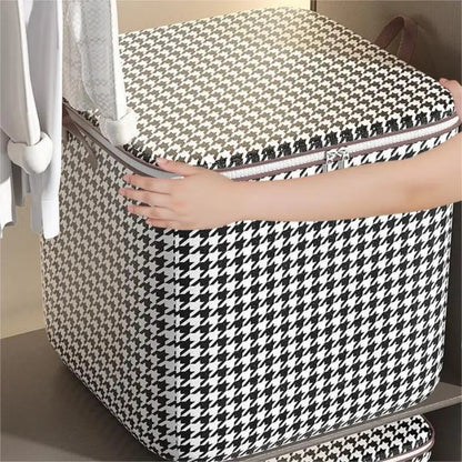 Sac de rangement pour vêtements de grande capacité, sac pliable anti-poussière, sac de rangement pour vêtements et couettes simples pour la maison