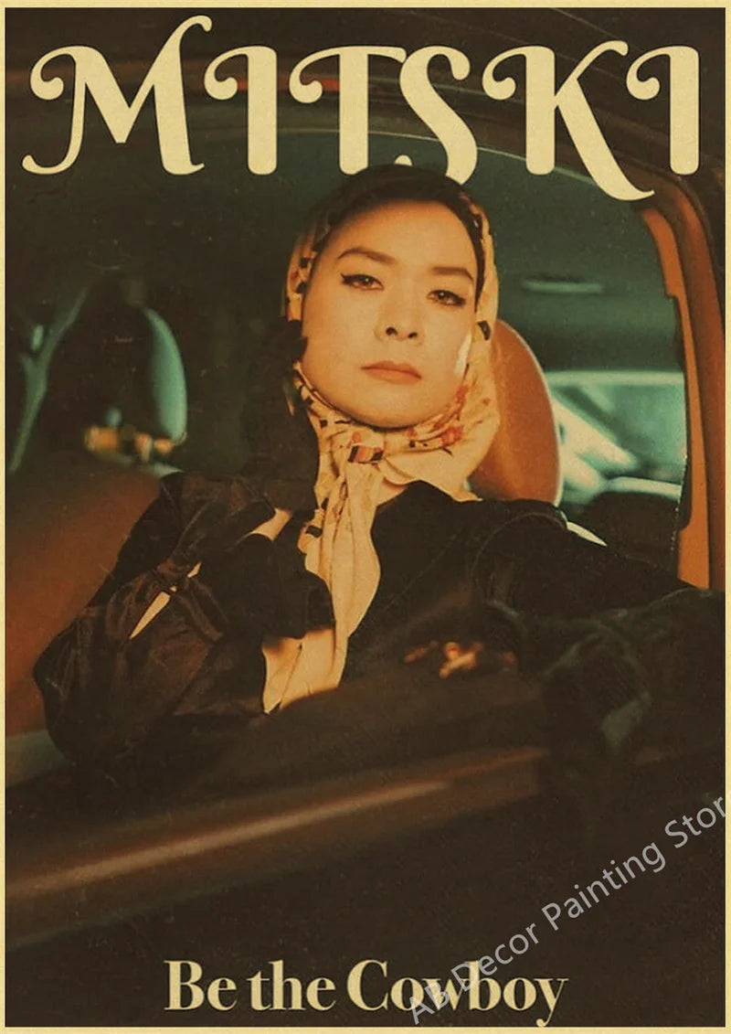 Mitski Retro Poster Be The Cowboy/Nobody/Lush Kraft Paper Prints Vinta ...