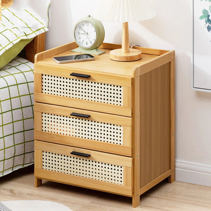 Table de chevet en bois massif, petite armoire Simple, meuble de rangement marocain moderne pour chambre à coucher